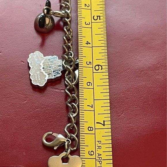 Charm Bracelet Disney Mickey Castle Ears Pink Bling 2012 - Picture 7 of 7